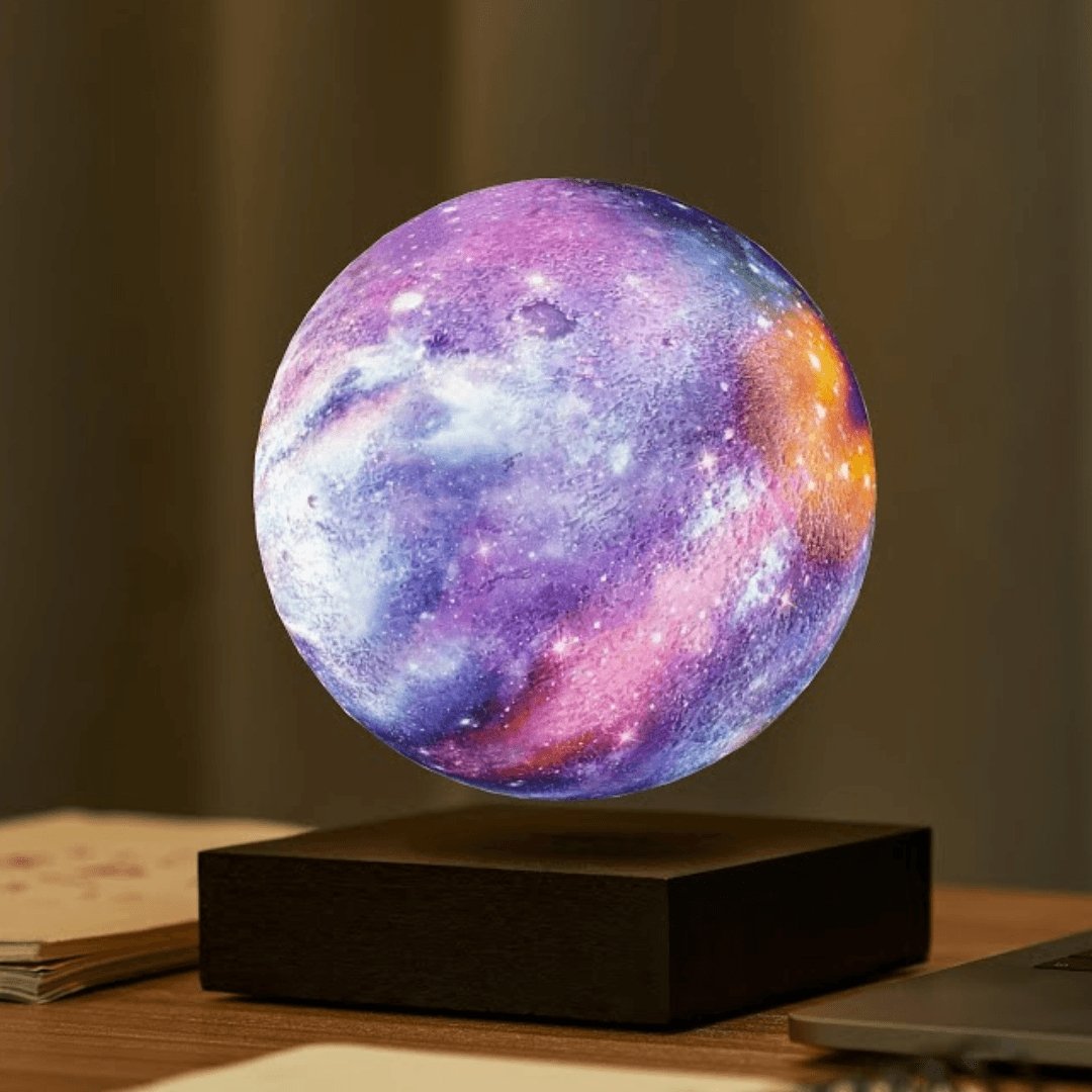 Zwevende Galaxie Maanlamp - Maanschild - Drijvend - Sterrenhemel