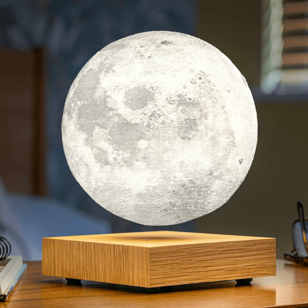 Maanlamp - LevitatingMoon - 3D Geprint - Magnetische Levitat