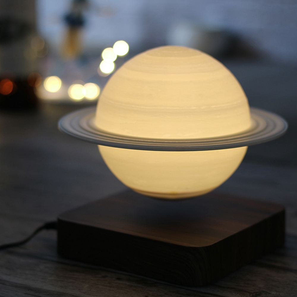 Lamp - SaturnGlow - Zwevend Ontwerp - Hemels Meesterwerk