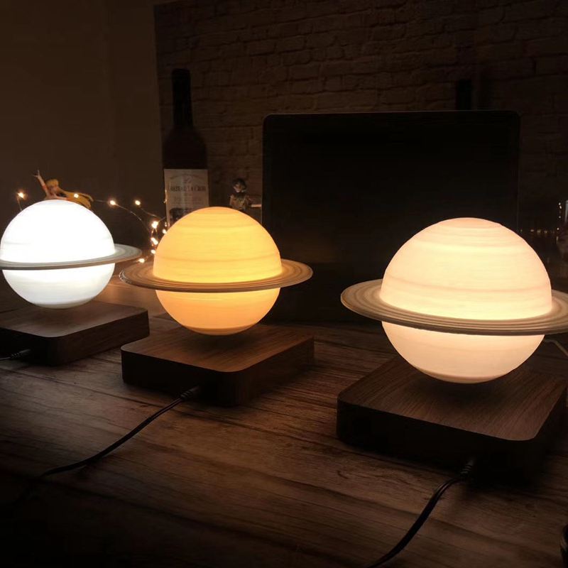 Lamp - SaturnGlow - Zwevend Ontwerp - Hemels Meesterwerk