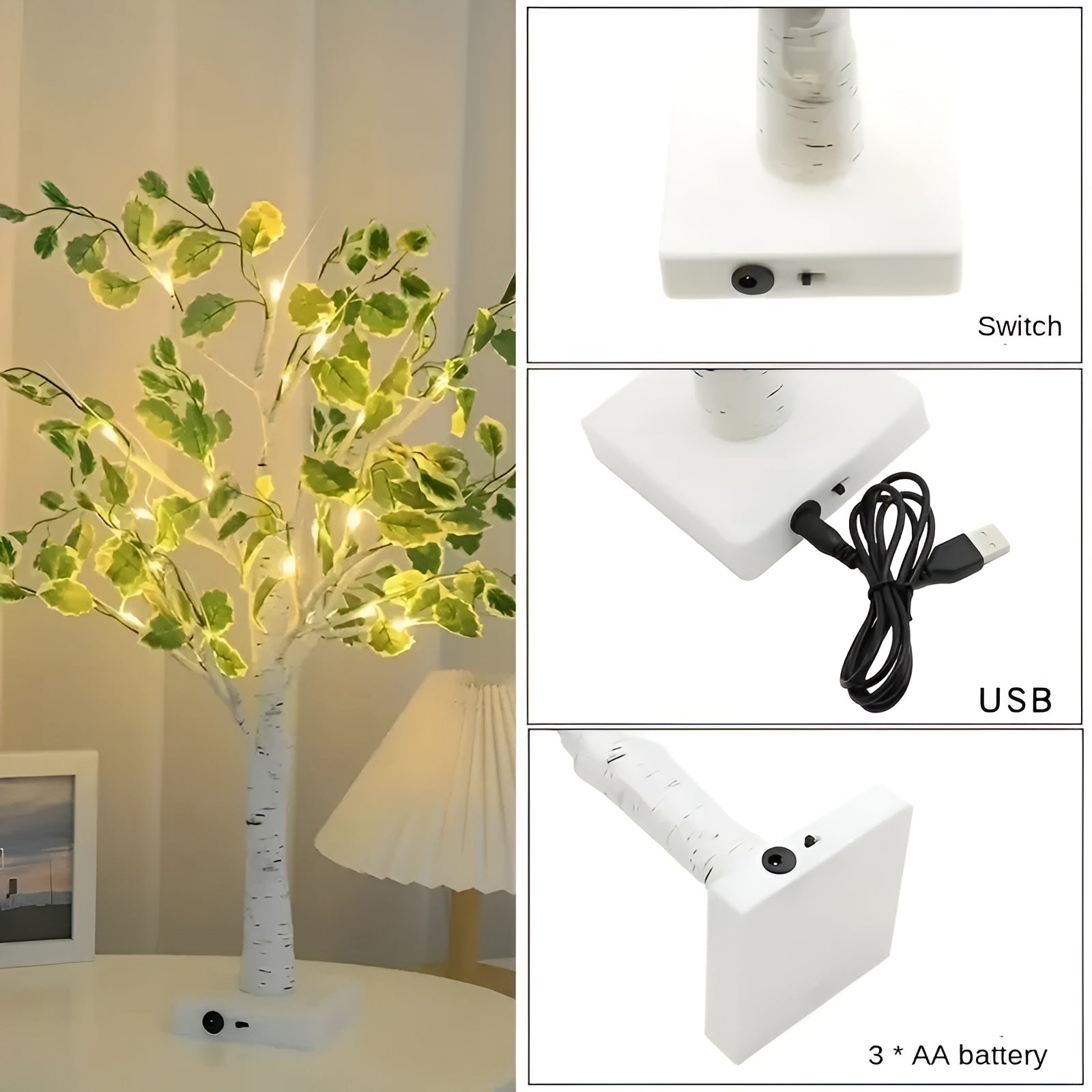 LED Boomlamp - BrightTree - Stralende Verlichting - Thuisdecoratie