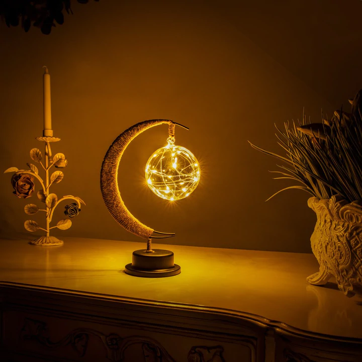 Nachtlamp - MoonLite - Warme Gloed - Multifunctioneel Ontwerp