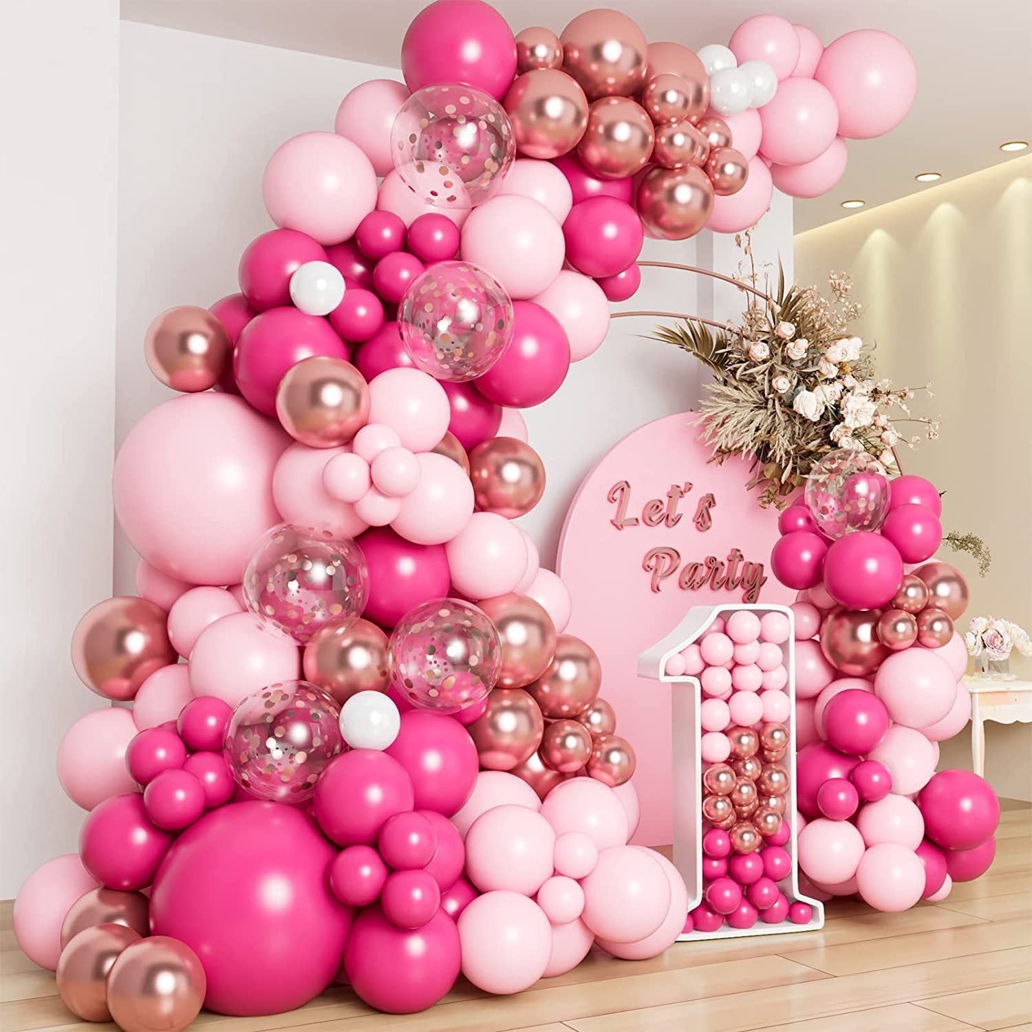 Ballonnenboog Set - PinkJoy - Eenvoudige Montage - Feestelijke Decoratie