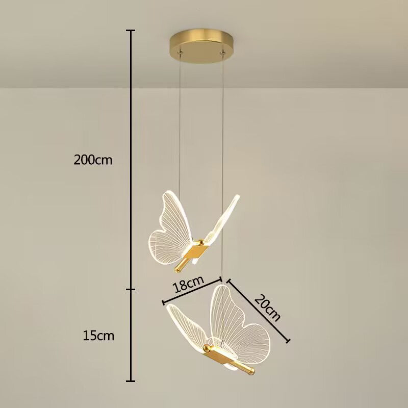 Vlinder Hanglamp - Plafond en muurlamp vlinderstijl