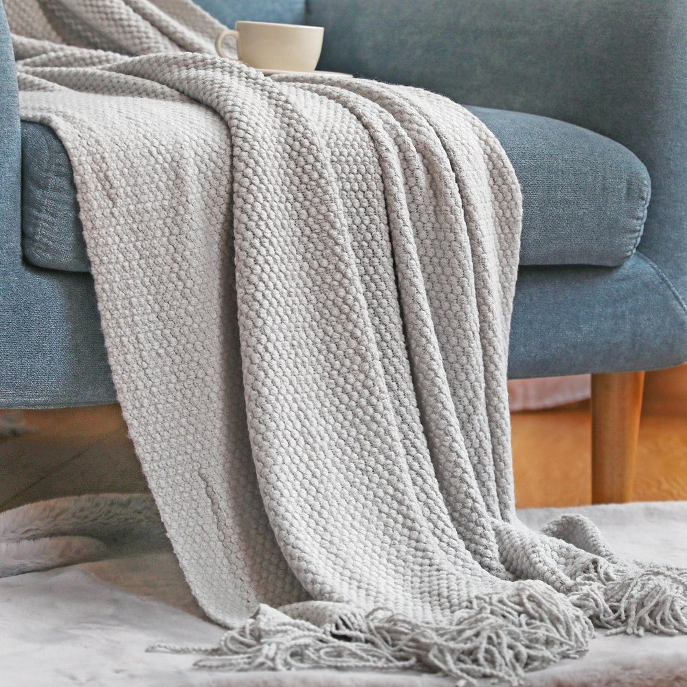 Gebreide Deken - NordCozy - Scandinavisch Design - Ultiem Comfort