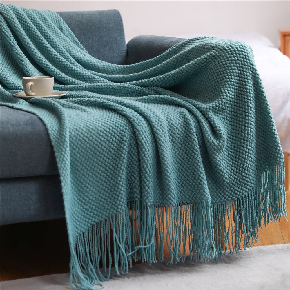 Gebreide Deken - NordCozy - Scandinavisch Design - Ultiem Comfort