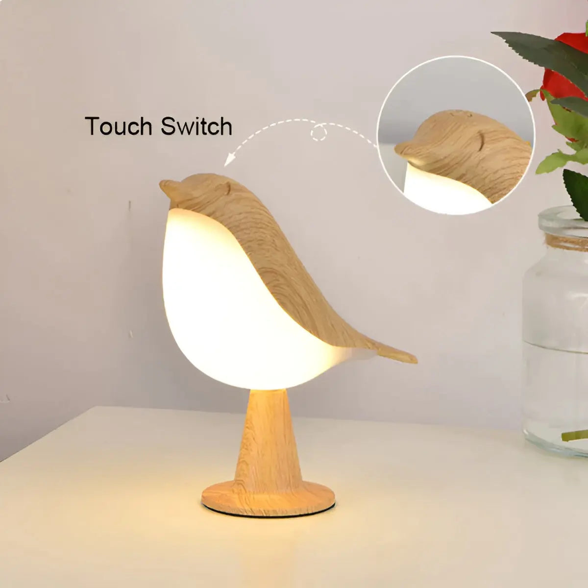 Vogel Lamp - Lumina - Touch Bediening - Aromatherapie