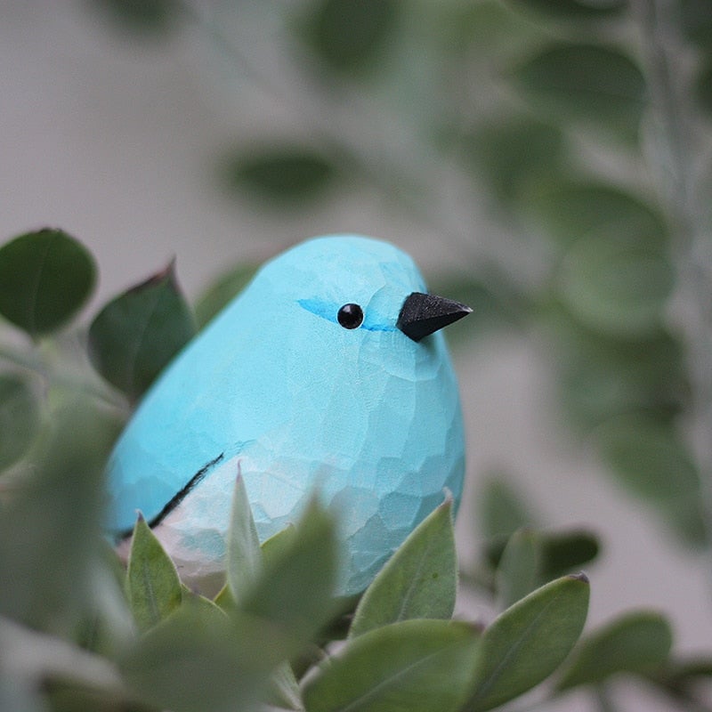 Handgemaakte Houten Vogels - Vogely - Rustieke Decoratie - Uniek Ontwerp