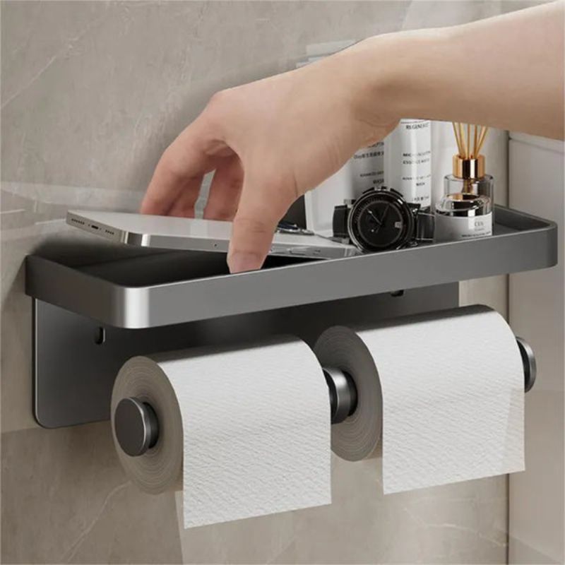 Saniflex™ |  Multifunctionele Toiletrolhouder