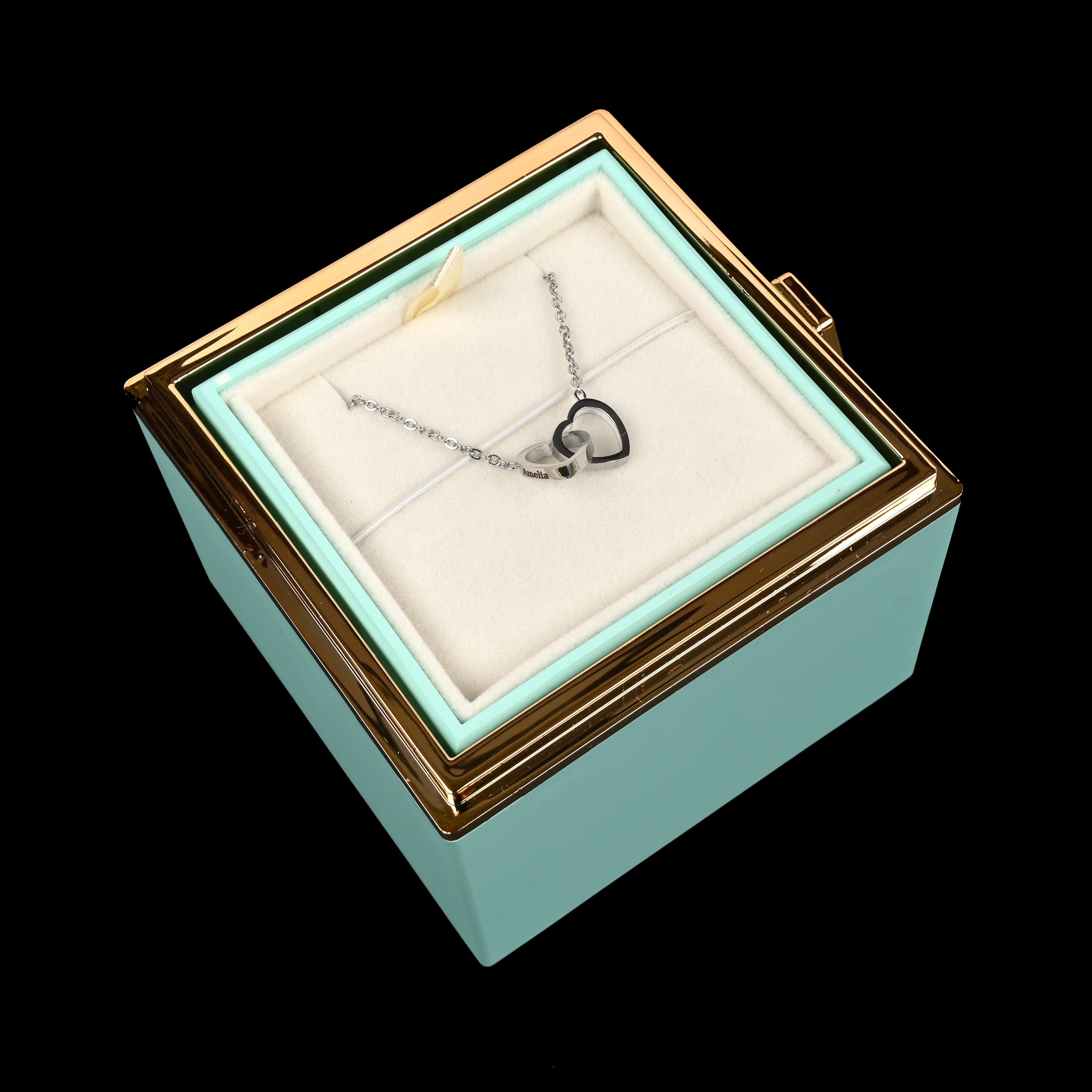 Ketting - LoveLock - Eeuwige Rozen Doos - Symbool van Eeuwige Liefde