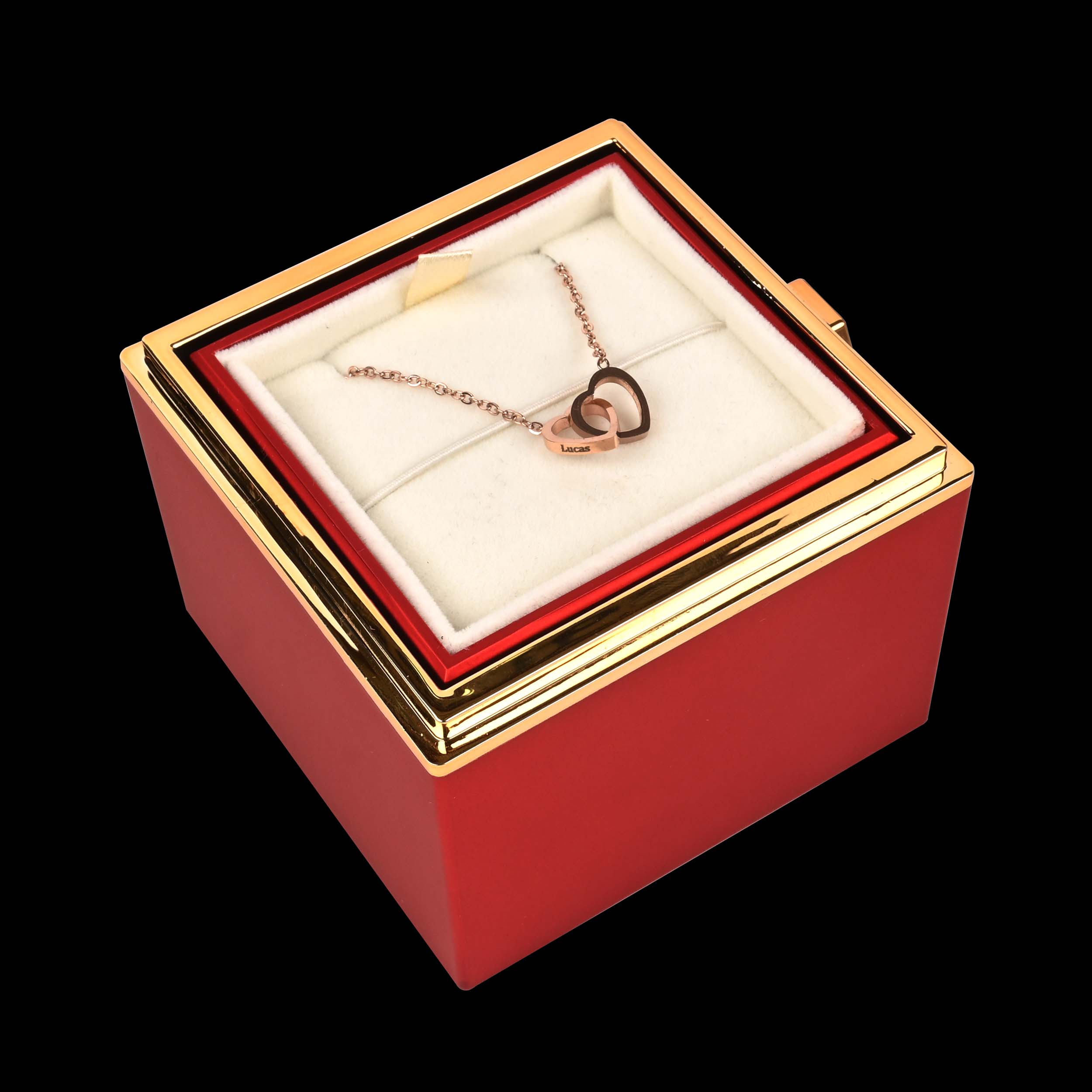 Ketting - LoveLock - Eeuwige Rozen Doos - Symbool van Eeuwige Liefde