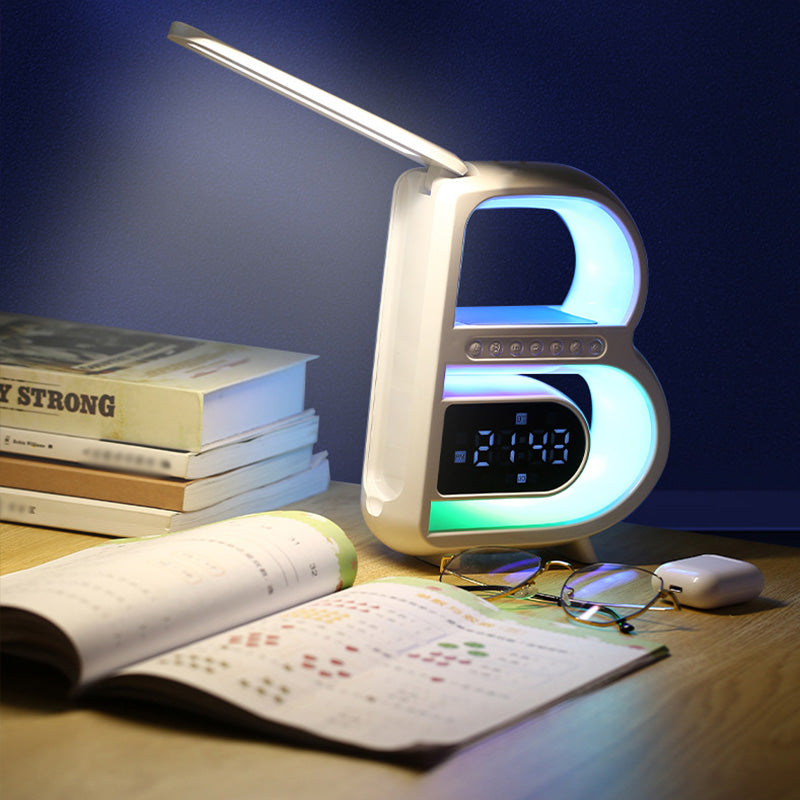 Bluetooth Speaker - SoundGlow - Draadloze Oplader & Multifunctionele Lamp