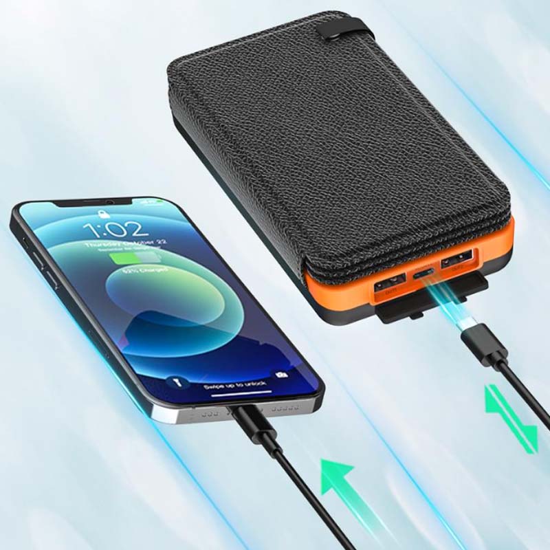 Draagbare Powerbank - Solara - Waterdicht - Vouwbaar