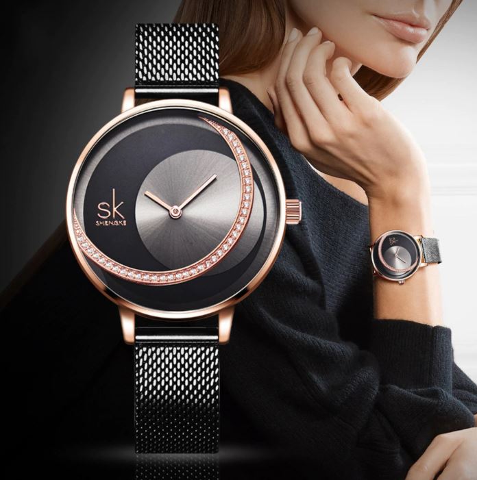 Horloge - Venus - Verguld - Elegant ontwerp