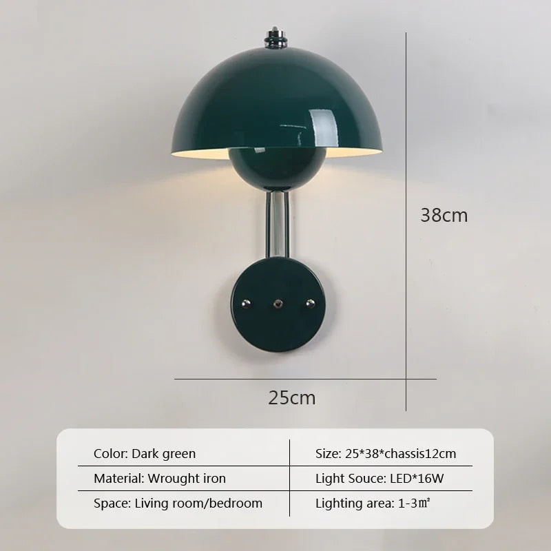 Wandlamp - ShroomLite - Paddenstoel ontwerp - Modern en minimalistisch